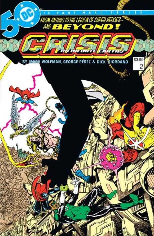 Crisis On Infinite Earths #2 (sur 12) Édition fac-similé Couverture A George Perez