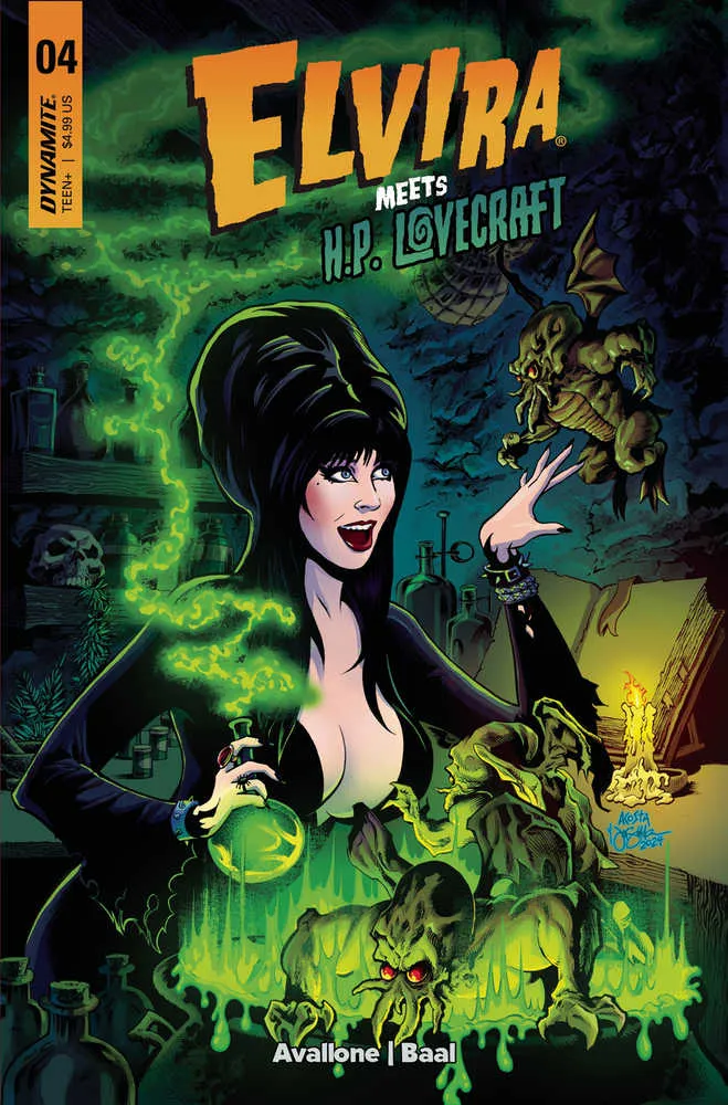Elvira rencontre Hp Lovecraft #4 couverture A Acosta