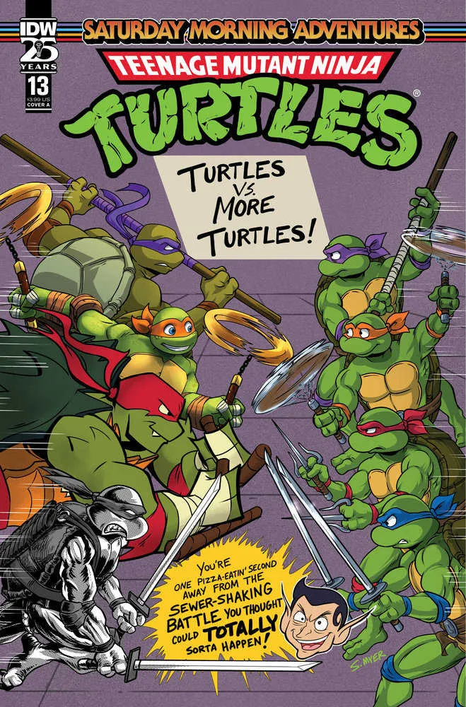 Tortues Ninja : Aventures du samedi matin #13 Couverture A (Myer)
