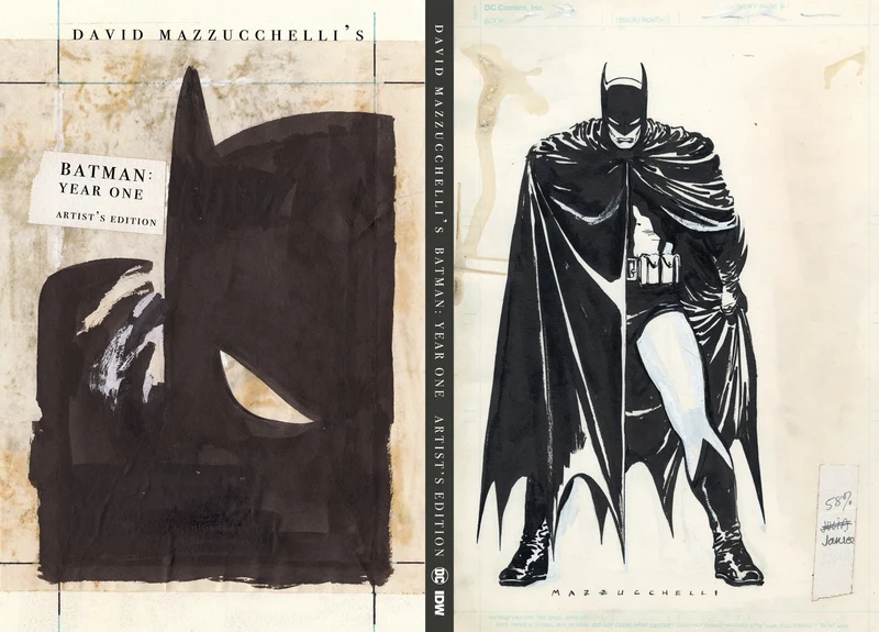 Édition Artistique Batman Year One de David Mazzucchelli
