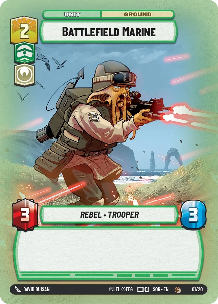 Battlefield Marine (Promo de jeu hebdomadaire) (1/20) [Promos Spark of Rebellion]