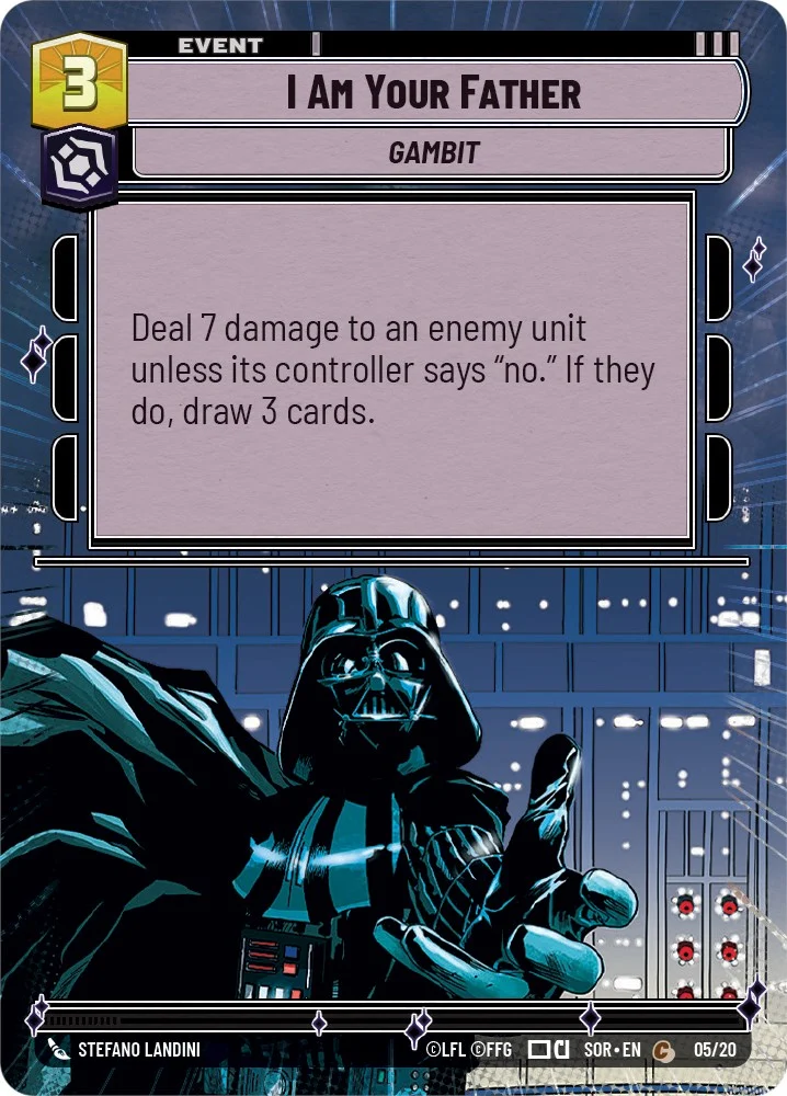 Je suis ton père (Hyperespace) (Promo de jeu hebdomadaire) (5/20) [Promos Spark of Rebellion]