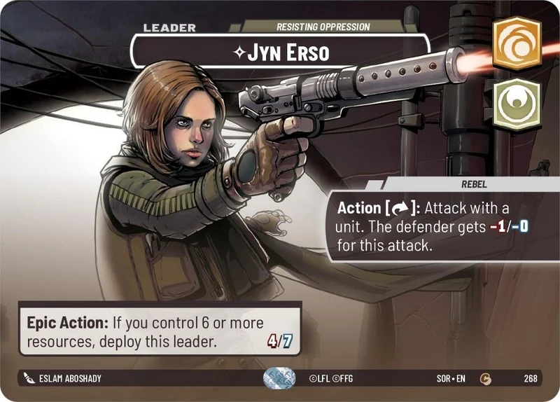 Jyn Erso - Résister à l'oppression (Vitrine) (268) [Étincelle de rébellion]