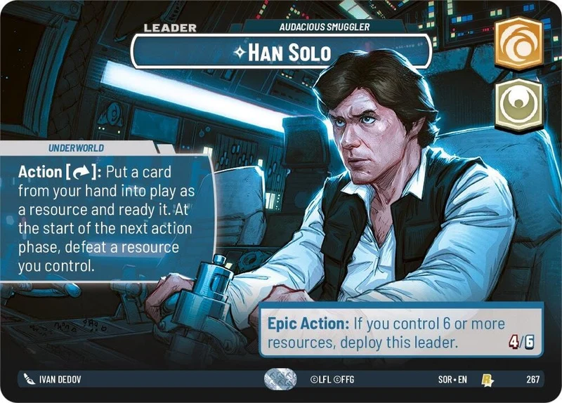Han Solo - Contrebandier audacieux (vitrine) (267) [Étincelle de rébellion]