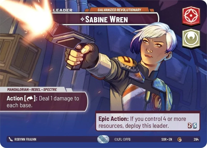 Sabine Wren - Révolutionnaire galvanisé (vitrine) (264) [Étincelle de rébellion]