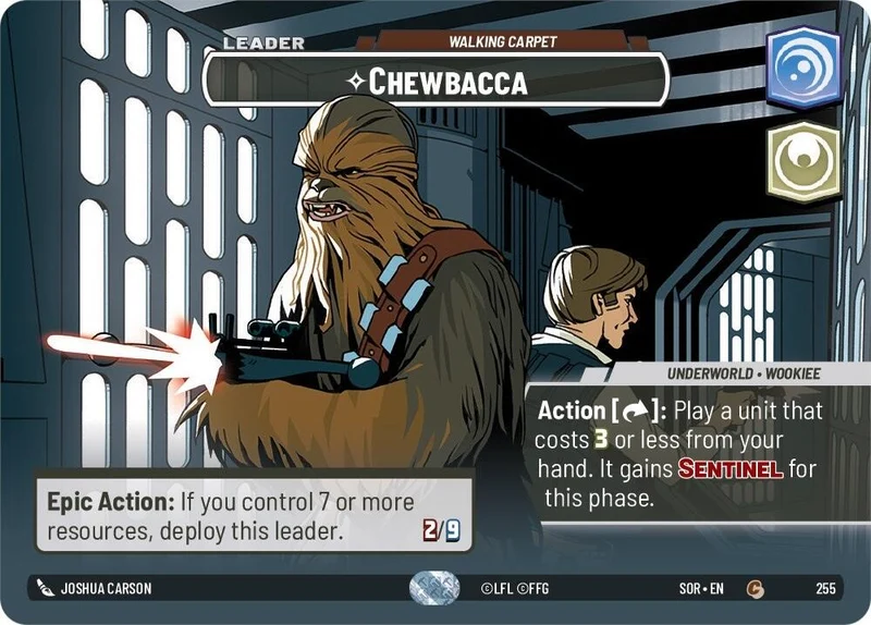 Chewbacca - Tapis ambulant (Vitrine) (255) [Étincelle de rébellion]