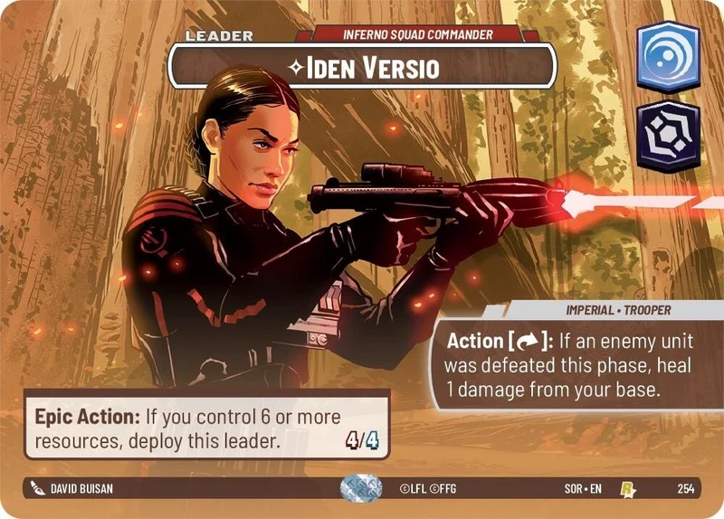 Iden Versio - Inferno Squad Commander (Showcase) (254) [Étincelle de rébellion]