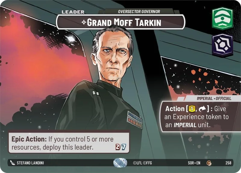 Grand Moff Tarkin - Gouverneur du sursecteur (vitrine) (258) [Étincelle de rébellion]