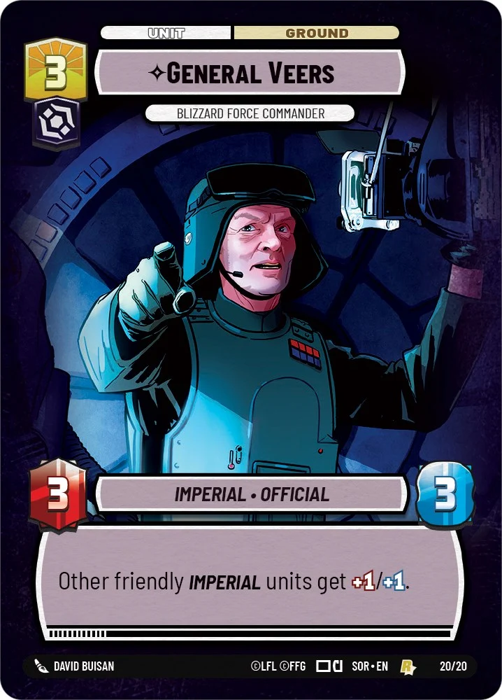 Général Veers - Commandant des forces de Blizzard (Promotion hebdomadaire) (20/20) [Promotions Spark of Rebellion]