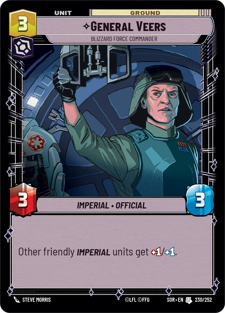 Général Veers - Commandant de la Force Blizzard (230/252) [Étincelle de rébellion]