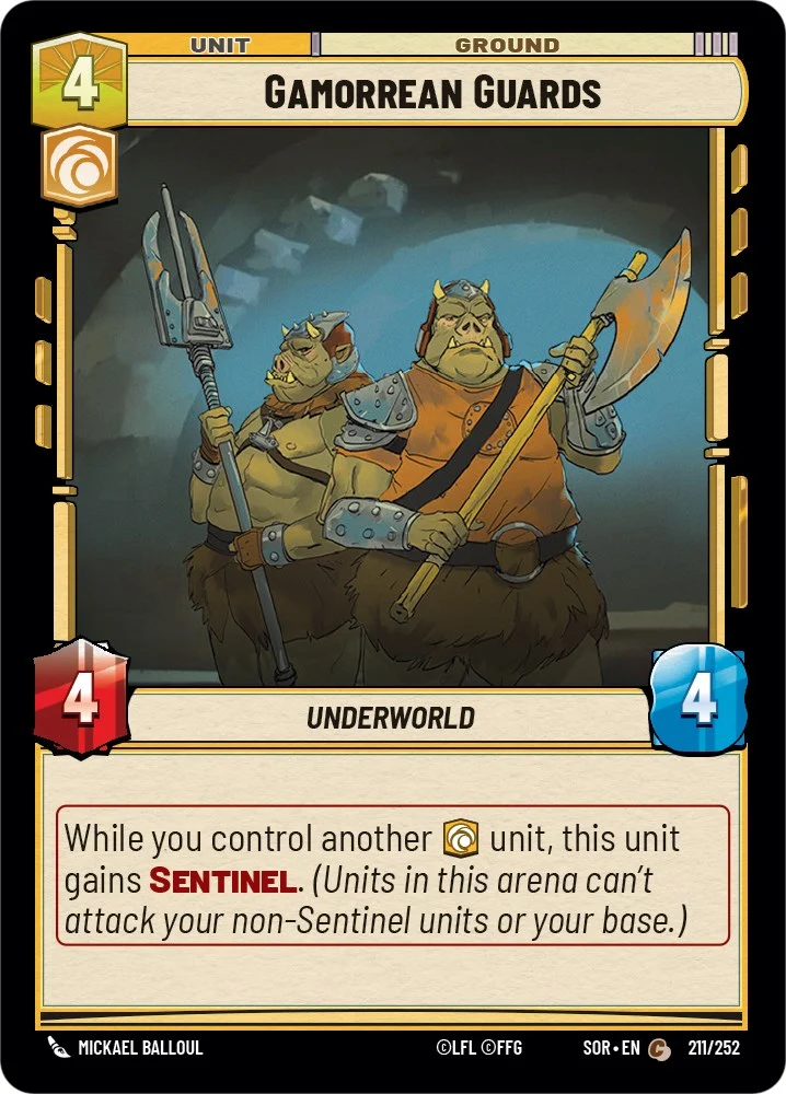 Gardes Gamorréens (211/252) [Étincelle de rébellion]