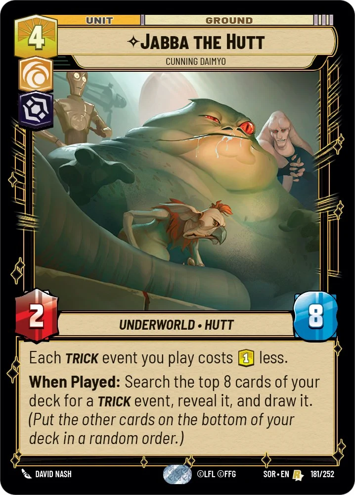 Jabba le Hutt - Daimyo rusé (181/252) [Étincelle de rébellion]