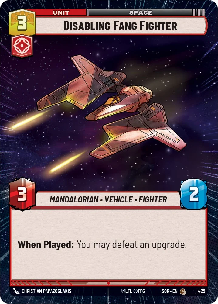 Désactivation de Fang Fighter (Hyperespace) (425) [Étincelle de rébellion]