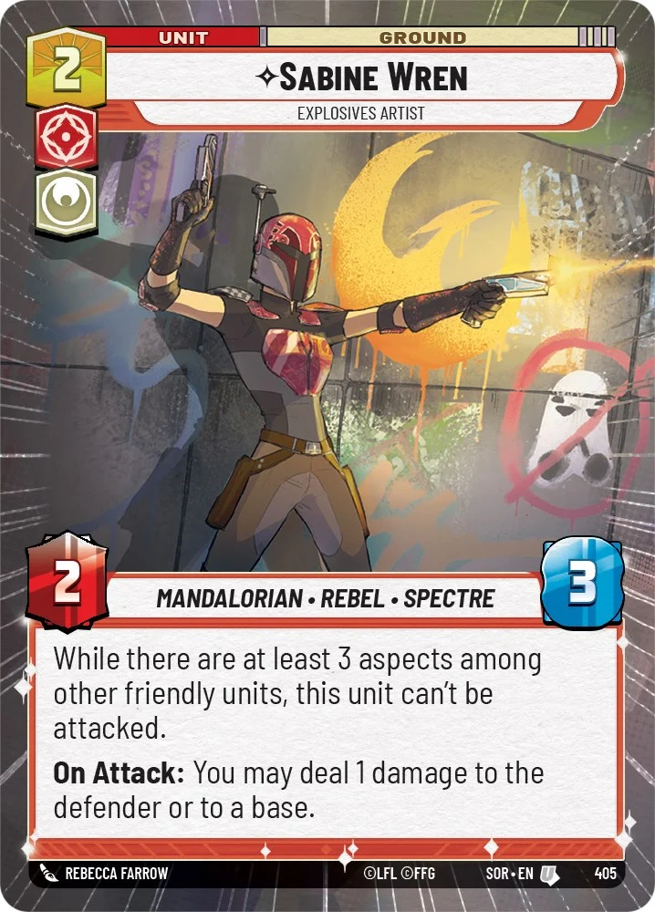 Sabine Wren - Artiste des explosifs (Hyperespace) (405) [Étincelle de rébellion]
