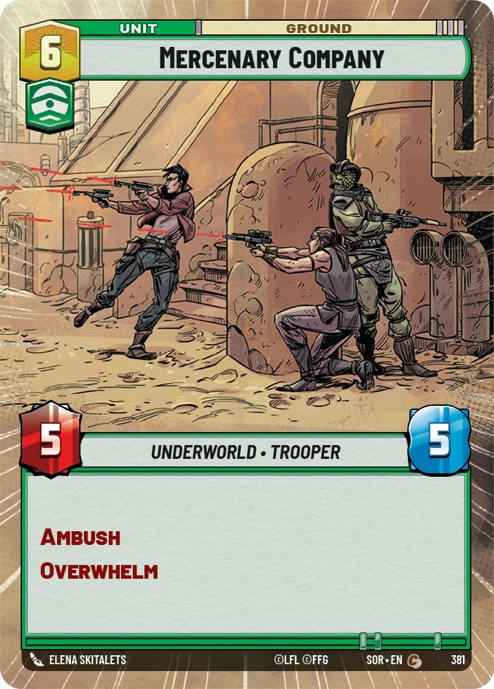 Compagnie mercenaire (Hyperespace) (381) [Étincelle de rébellion]