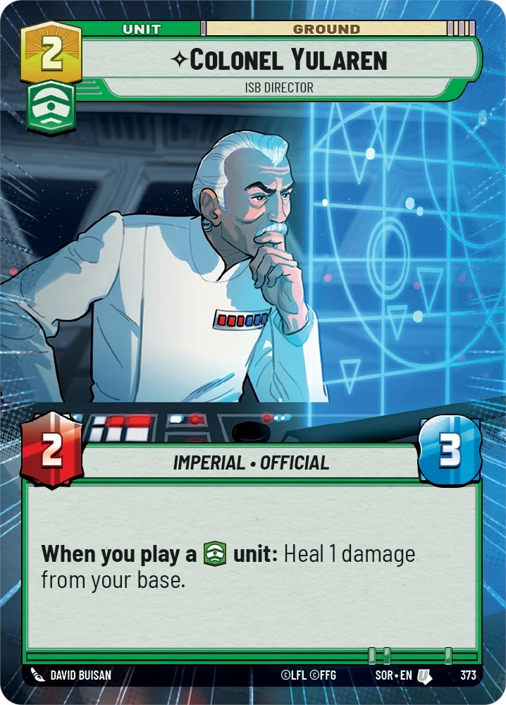 Colonel Yularen - Directeur du BSI (Hyperespace) (373) [Étincelle de rébellion]