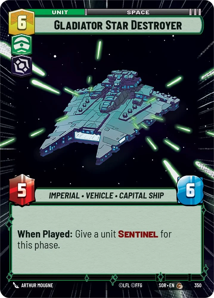 Gladiator Star Destroyer (Hyperespace) (350) [Étincelle de rébellion]