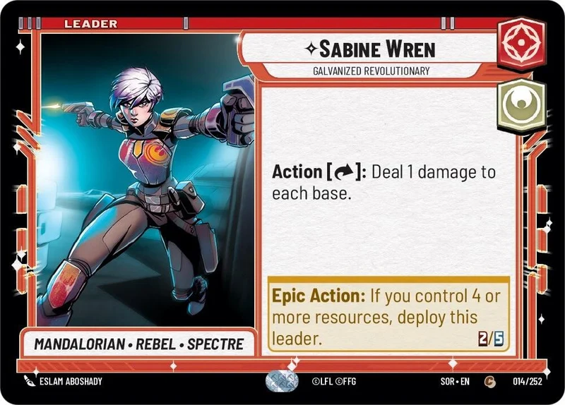 Sabine Wren - Révolutionnaire galvanisé (014/252) [Étincelle de rébellion]
