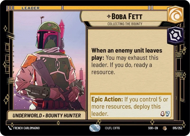 Boba Fett - Collecter la prime (015/252) [Étincelle de rébellion]