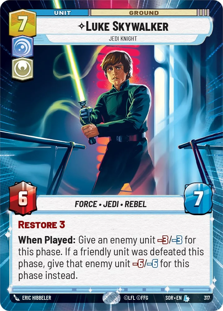Luke Skywalker - Chevalier Jedi (Hyperespace) (317) [Étincelle de rébellion]
