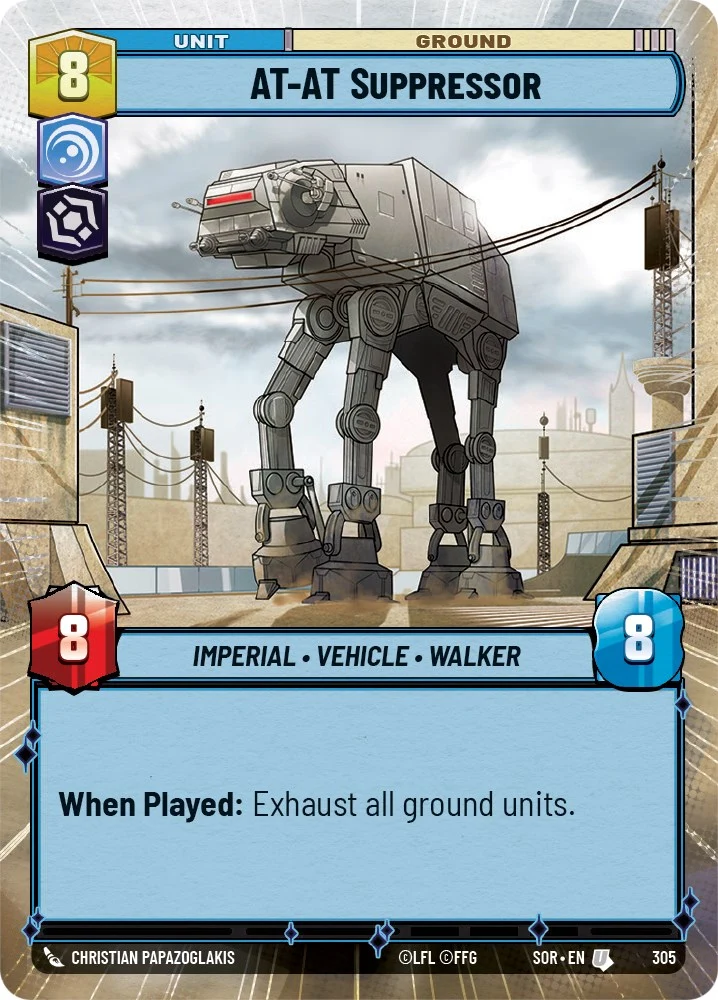 Suppresseur AT-AT (Hyperespace) (305) [Étincelle de rébellion]