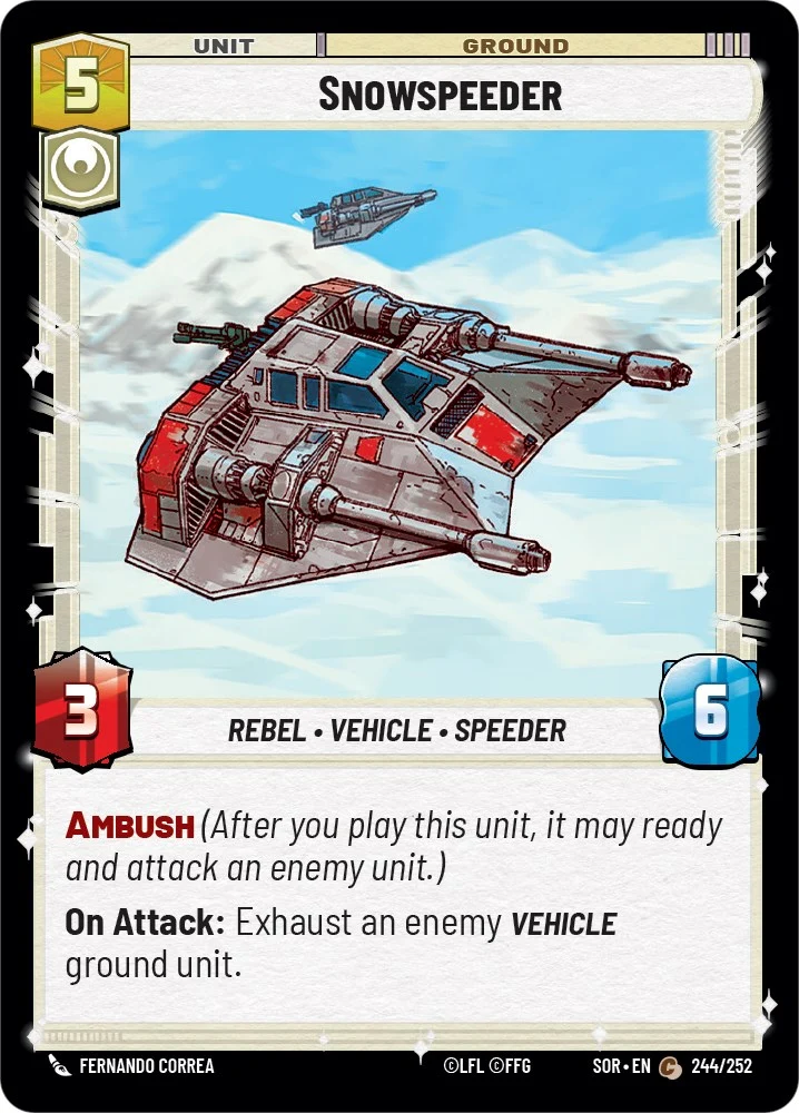 Snowspeeder (244/252) [Étincelle de rébellion]