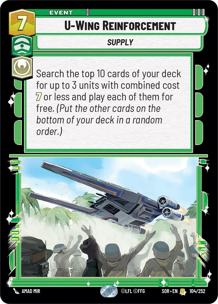 Renfort U-Wing (104/252) [Étincelle de rébellion]