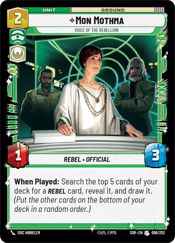 Mon Mothma - Voix de la rébellion (096/252) [Étincelle de rébellion]