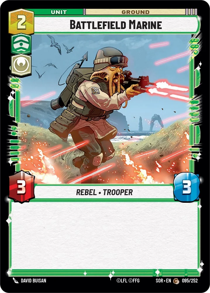 Battlefield Marine (095/252) [Étincelle de rébellion]