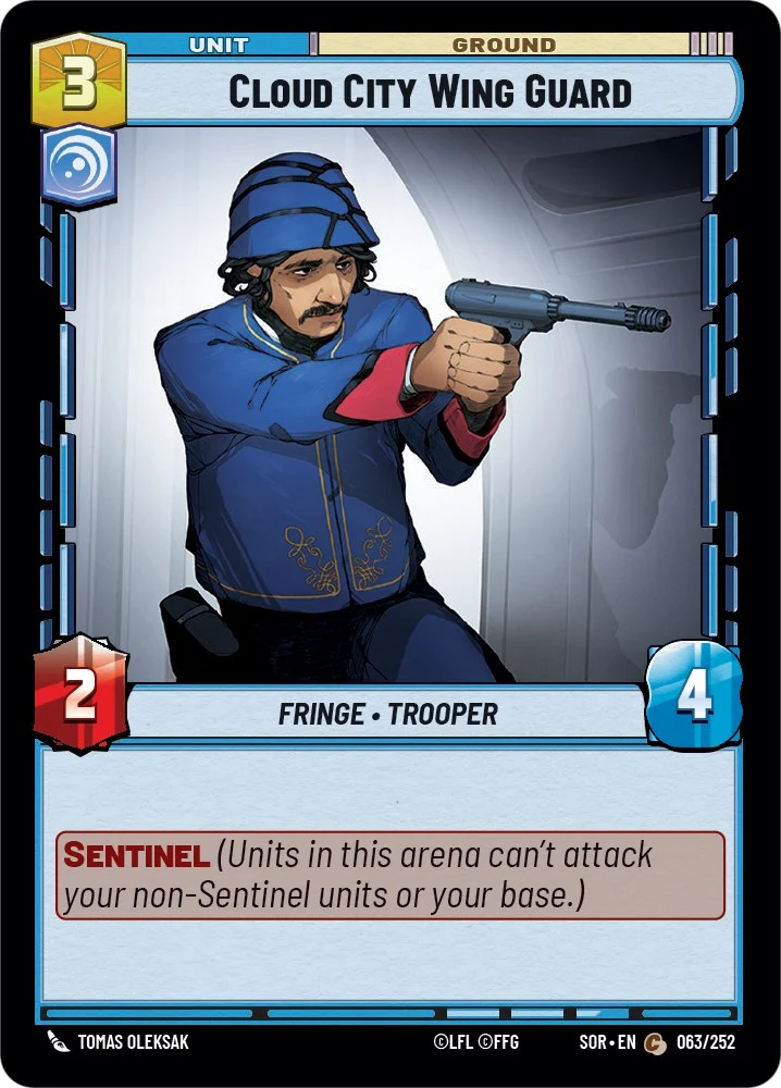 Garde de l'aile de Cloud City (063/252) [Étincelle de rébellion]