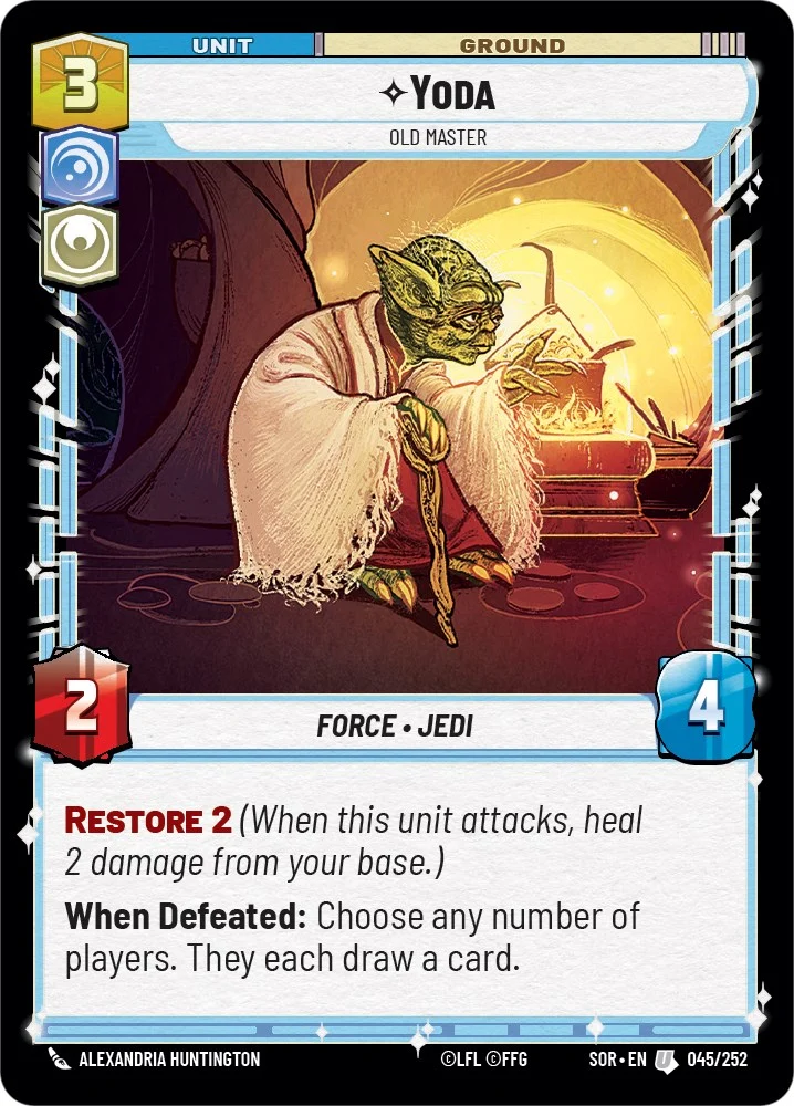 Yoda - Vieux Maître (045/252) [Étincelle de rébellion]