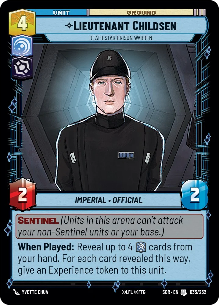 Lieutenant Childsen - Directeur de la prison de l'Étoile de la Mort (035/252) [Étincelle de rébellion]
