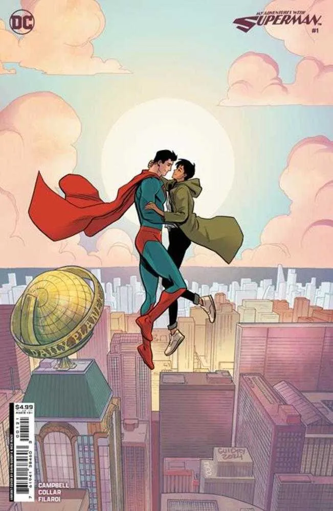 Mes aventures avec Superman n° 1 (sur 6) Couverture B, variante sur papier cartonné, par Gavin Guidry