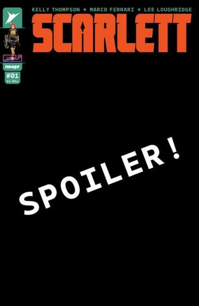Scarlett n° 1 (sur 5) Couverture F 1 sur 100 Variante Foil de Jonboy Meyers