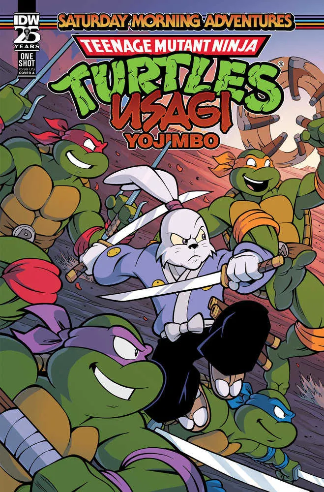 Tortues Ninja/Usagi Yojimbo : Aventures du samedi matin - Couverture A (Lawrence)