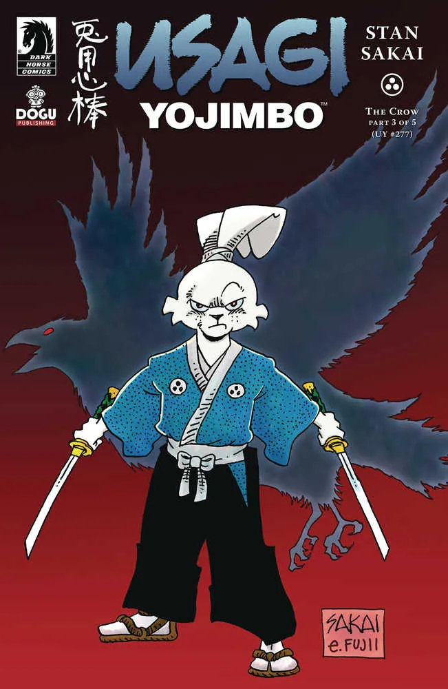 Usagi Yojimbo Crow #3 Couverture A Sakai
