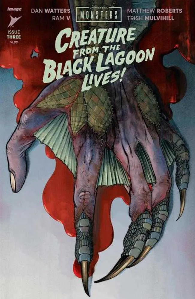 Universal Monsters : La Créature du Lac Noir est vivante #3 (sur 4) Couverture A Matthew Roberts