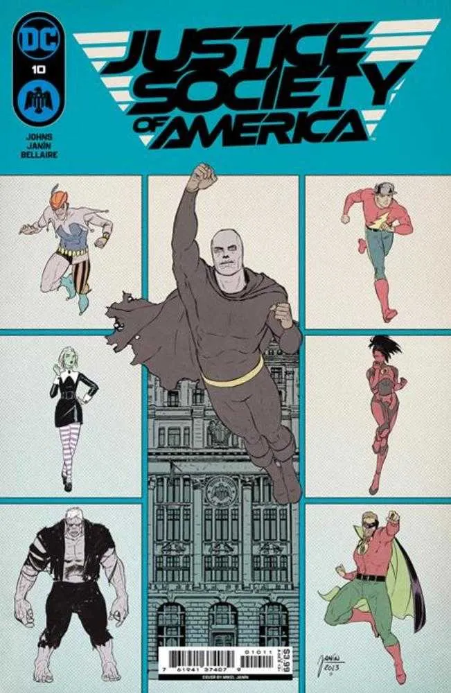 Justice Society Of America #10 (sur 12) Couverture de Mikel Janin