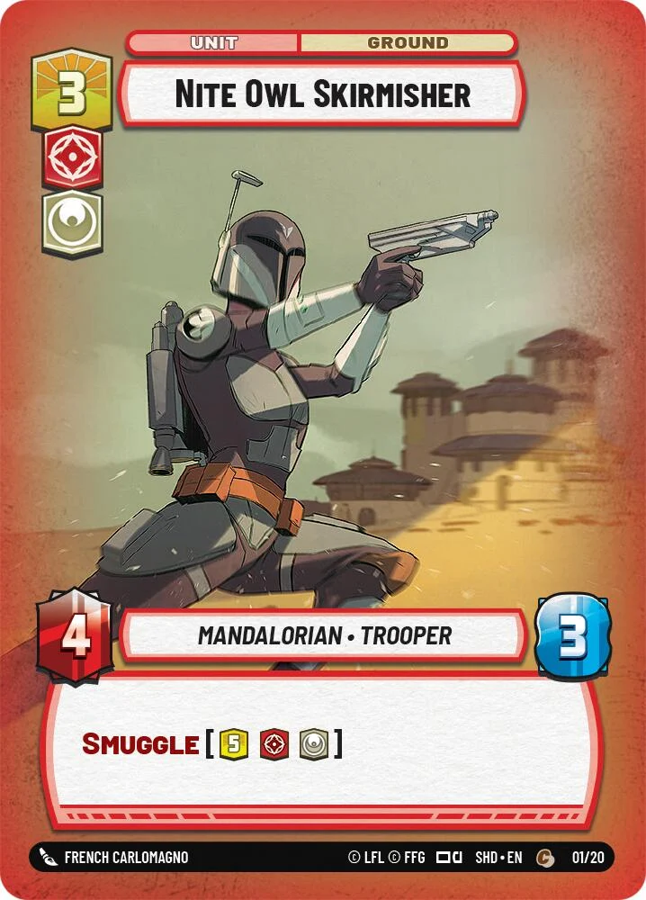 Nite Owl Skirmisher (01/20) [Shadows of the Galaxy : jeu hebdomadaire]