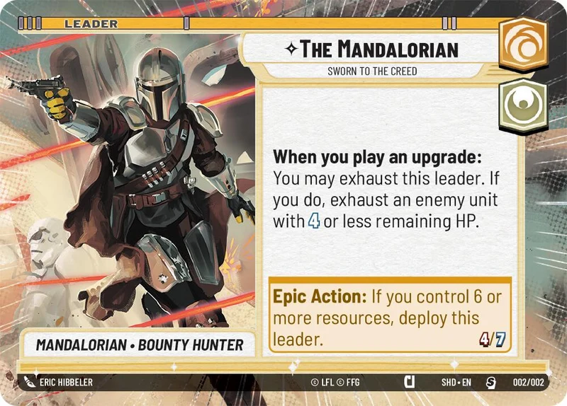 The Mandalorian - Sworn To The Creed (Hyperspace) (Avant-première Promos) (002/002) [Shadows of the Galaxy Promos]