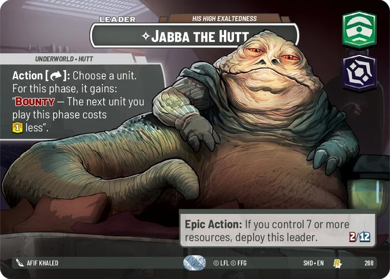 Jabba le Hutt - Sa Haute Exaltation (Vitrine) (268) [Les Ombres de la Galaxie]
