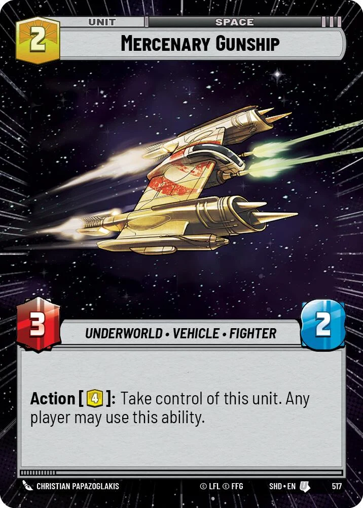 Gunship mercenaire (Hyperespace) (517) [Ombres de la Galaxie]
