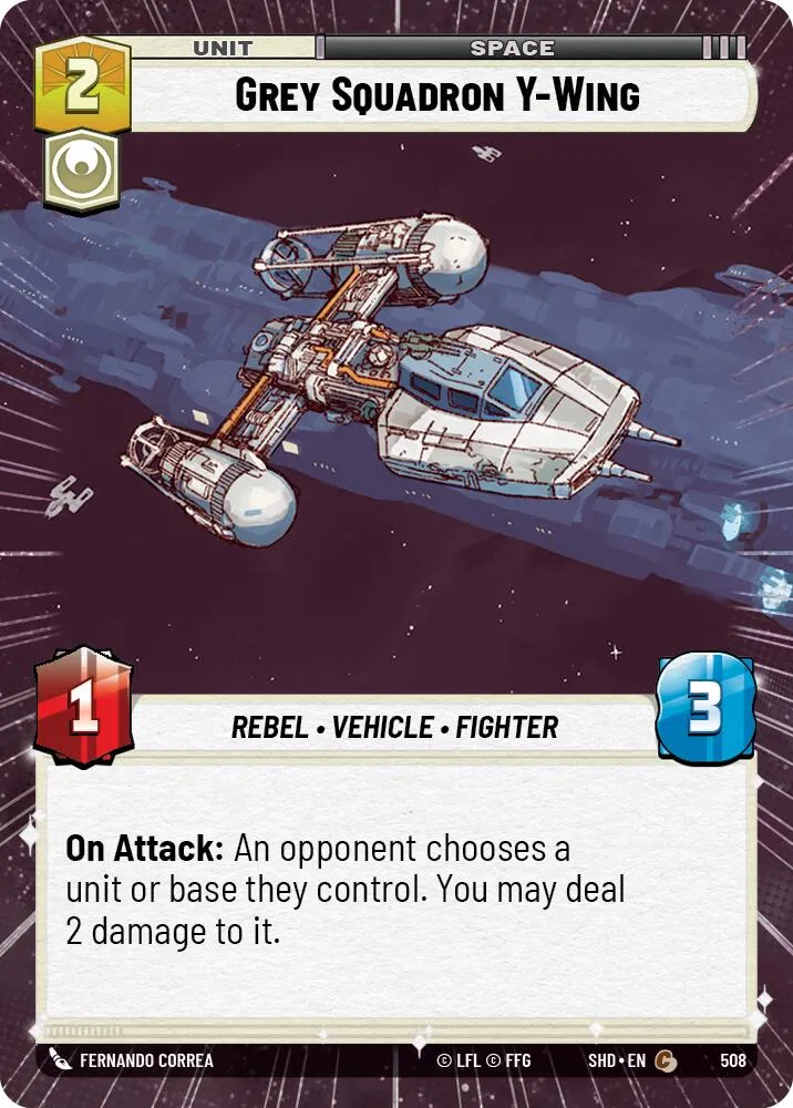 Gray Squadron Y-Wing (Hyperespace) (508) [Les Ombres de la Galaxie]