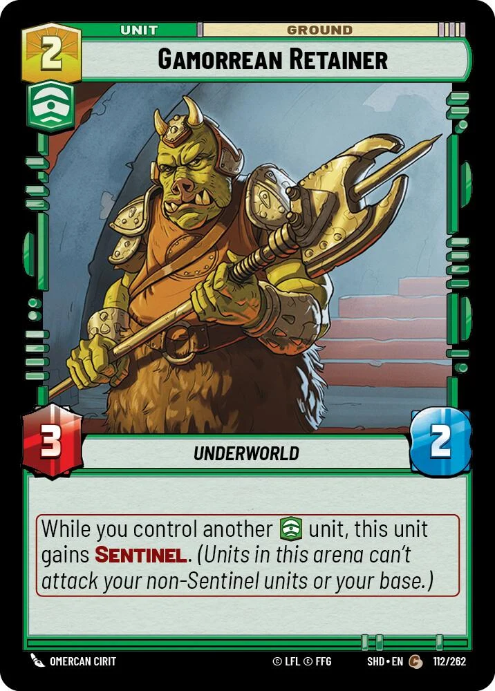 Serviteur Gamorréen (112/262) [Les Ombres de la Galaxie]