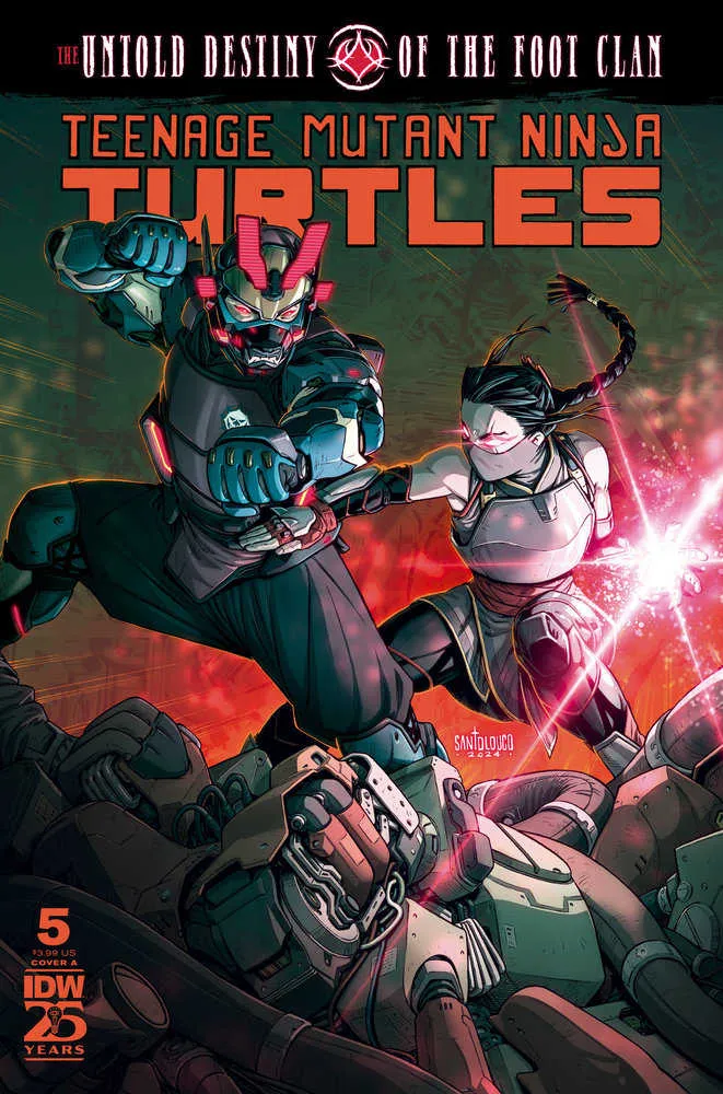 Tortues Ninja : Le destin inédit du clan des Foot #5 Couverture A (Santolouco)