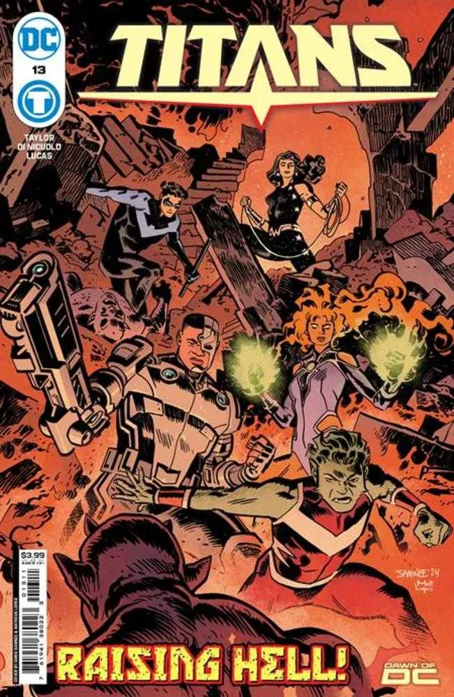 Titans #13 couvre un Chris Samnee