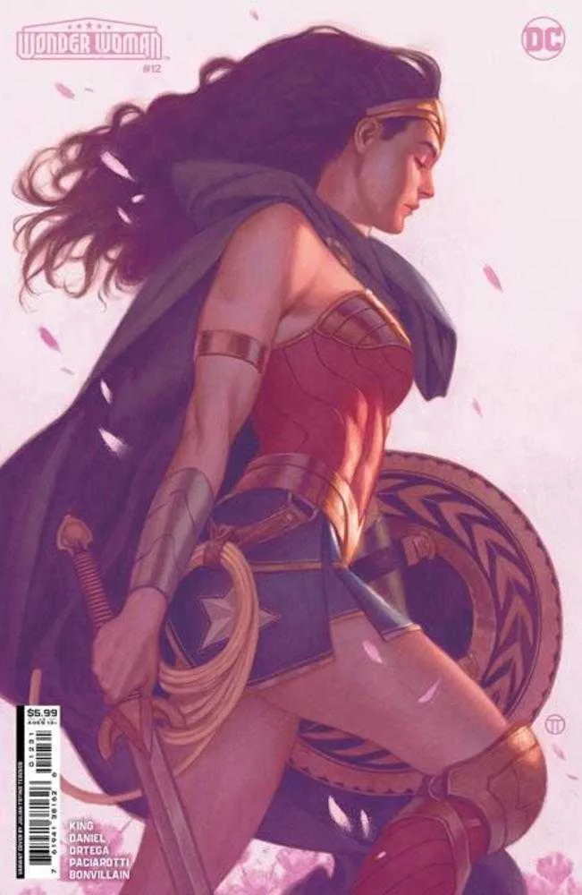 Wonder Woman #12 Couverture B Julian Totino Tedesco Variante sur papier cartonné (Puissance absolue)