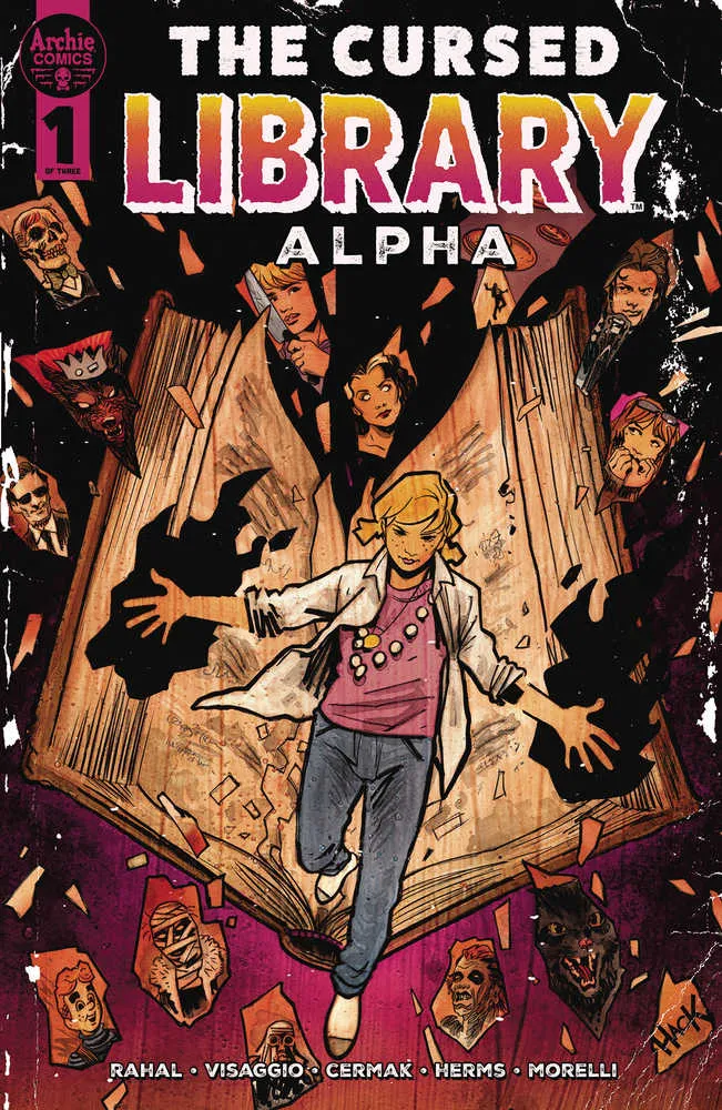 Couverture Alpha de Cursed Library B Robert Hack