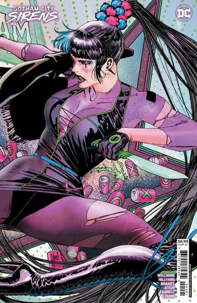 Gotham City Sirens #4 (sur 4) Couverture D Guillem March Connecting Card Stock Variante
