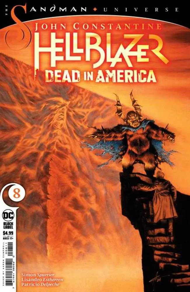John Constantine Hellblazer Dead In America #8 (sur 11) Couverture A Aaron Campbell (Mature)
